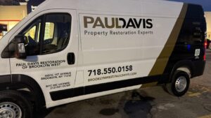 Water damage restoration van for Brooklyn
